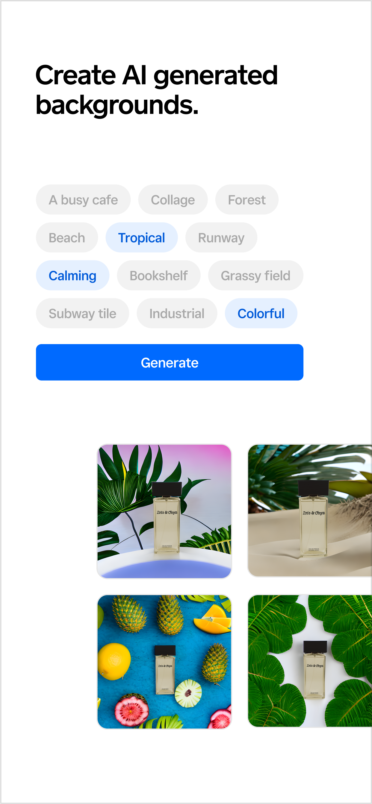 startuptile AI Environments by Square Photo Studio-Add hyperreal AI-generated backgrounds to your item photos