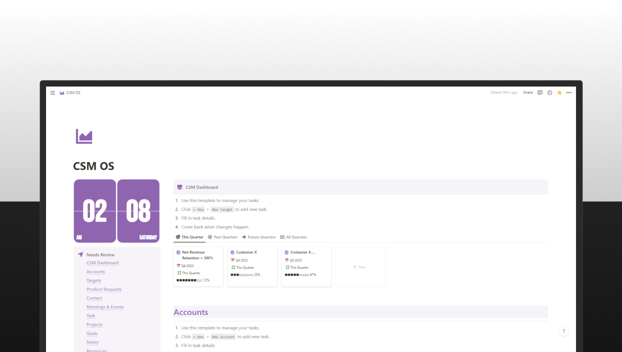 Понятие CSM OS - Понятие CSM OS-шаблон понятия для менеджера по успеху клиентов! медиа 6