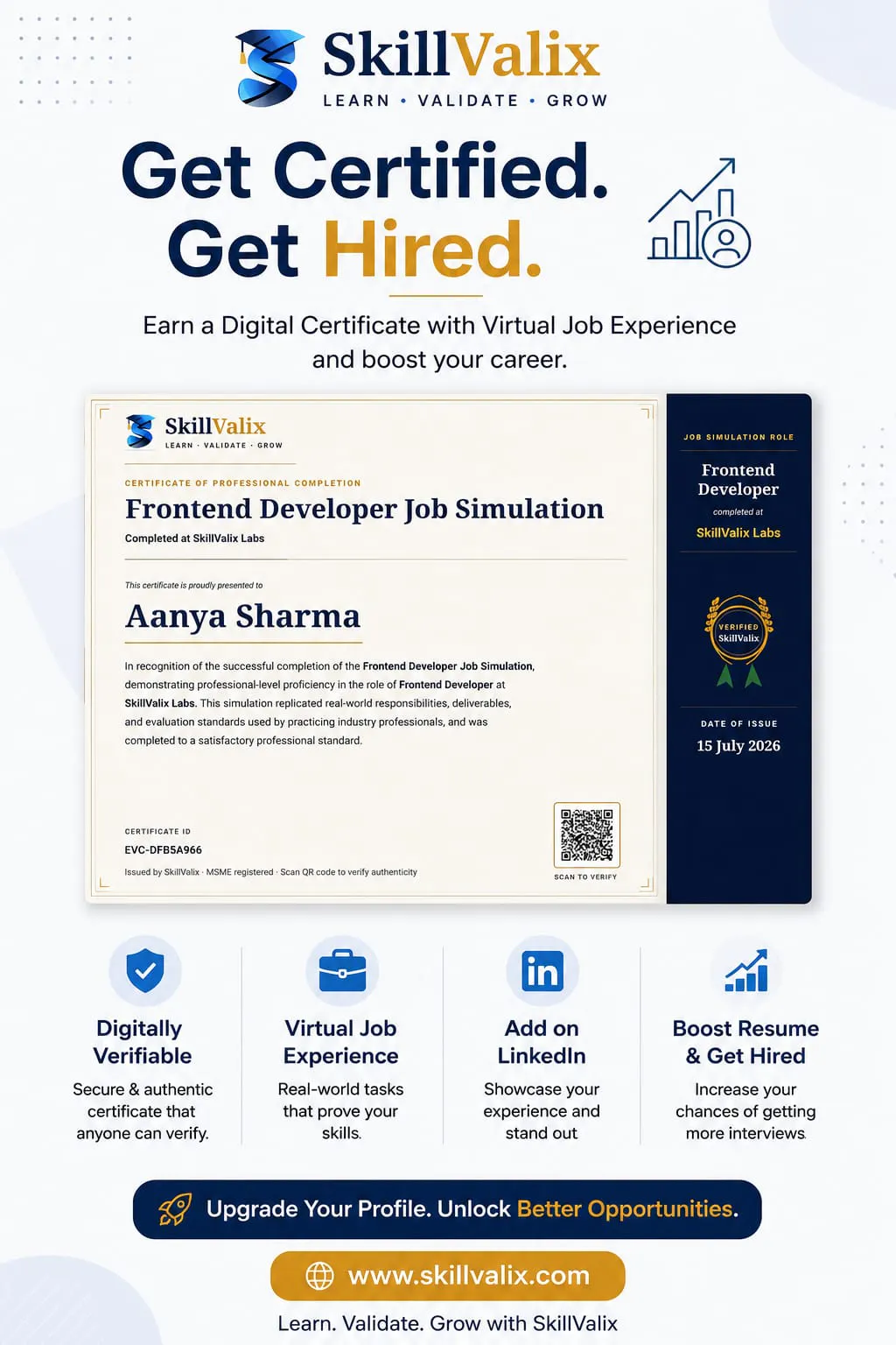 Frontend Developer Job Simulation product banner