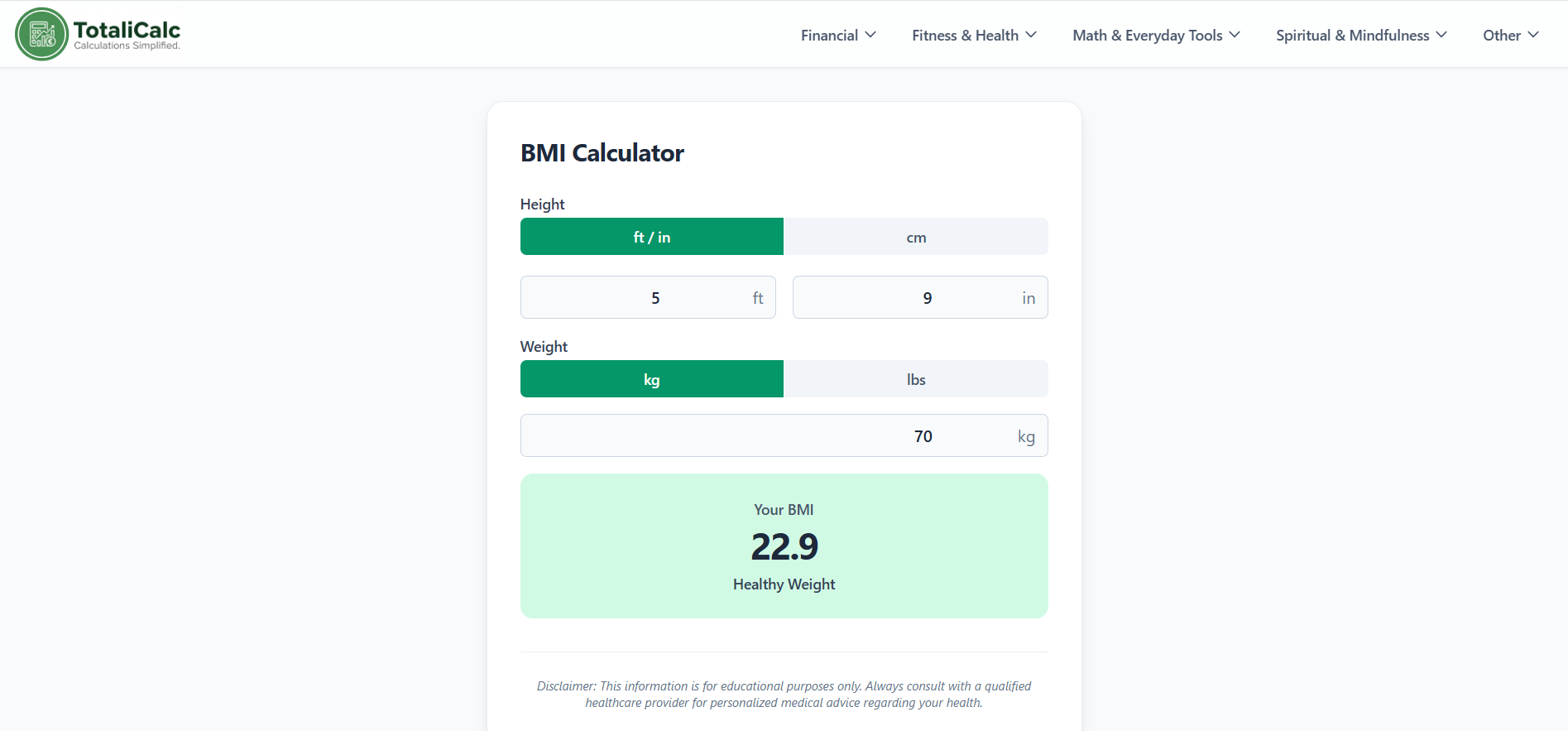 TotaliCalc - Screenshot 3 showing product features and functionality