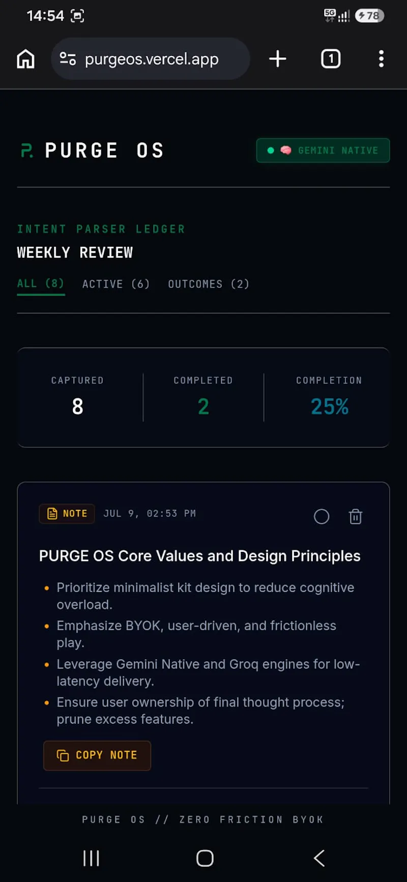 PURGE OS screenshot 3