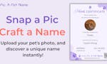 Pic A Pet Name image