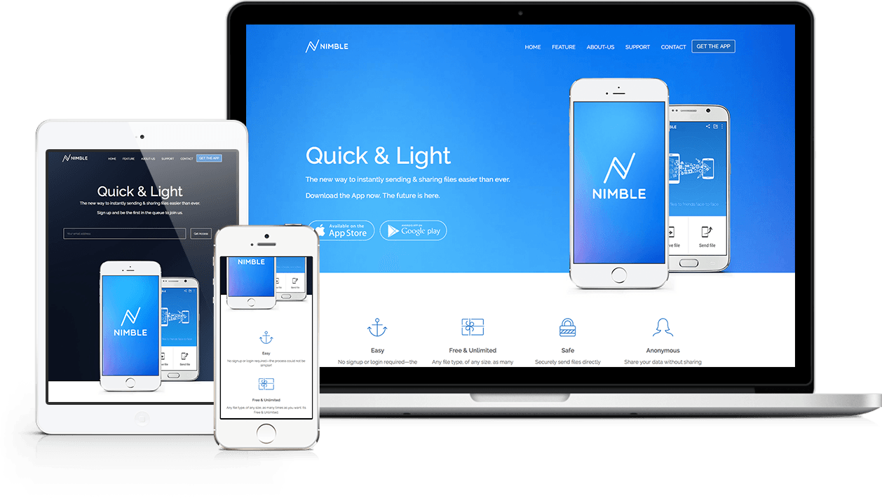Nimble Theme for WordPress gallery image