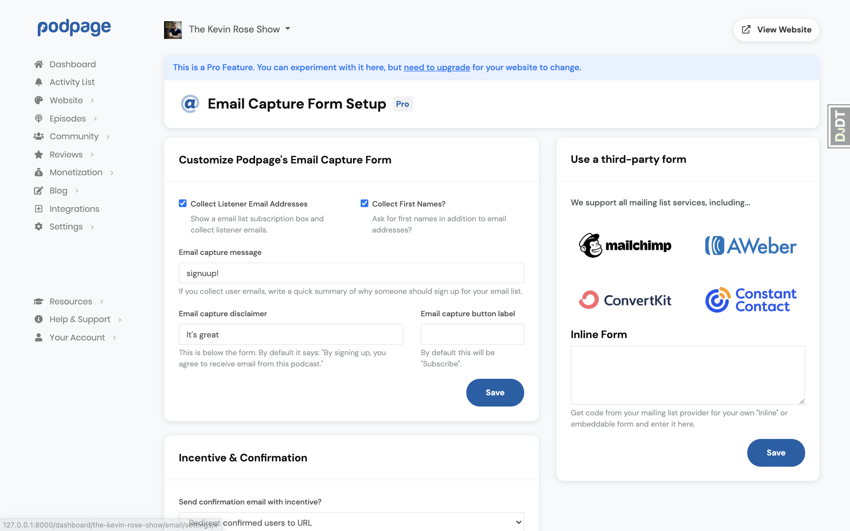 Podpage 2.0 gallery image