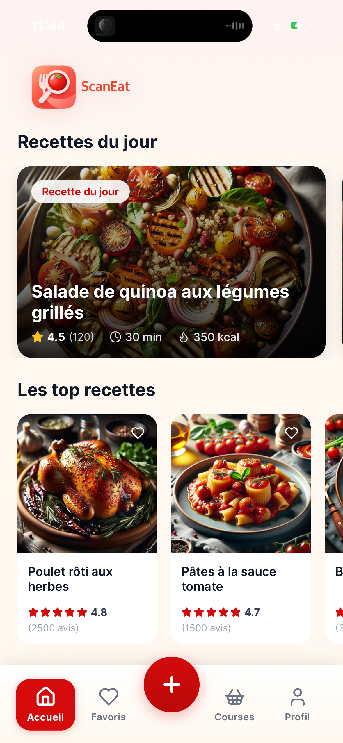 Scaneat  - Main product screenshot demonstrating key features and user interface
