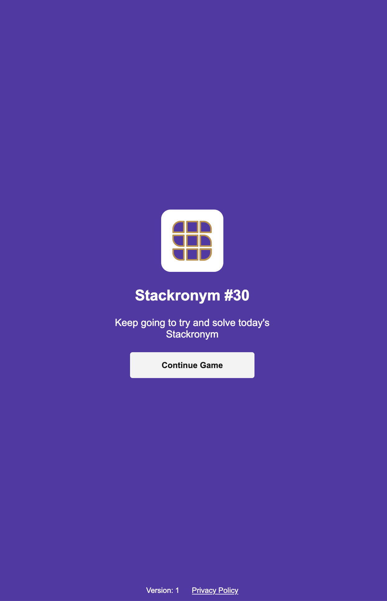 Stackronym! A new daily word game gallery image