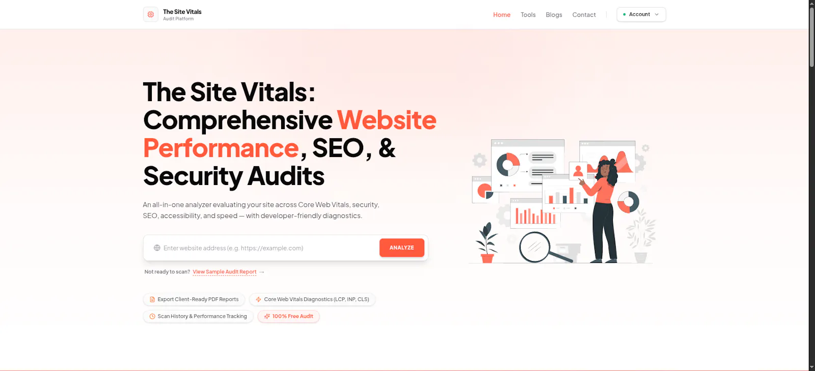 The Site Vitals screenshot 1