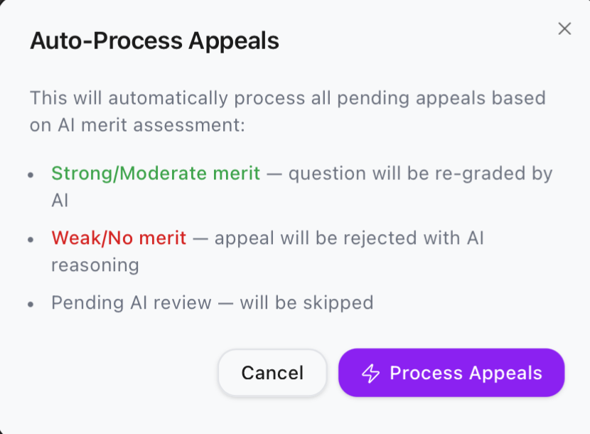 XAM Grader - Screenshot 2 showing product features and functionality