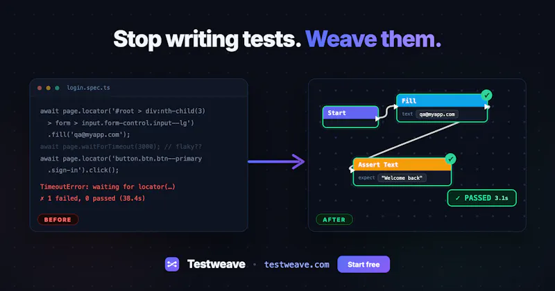 Testweave screenshot 4