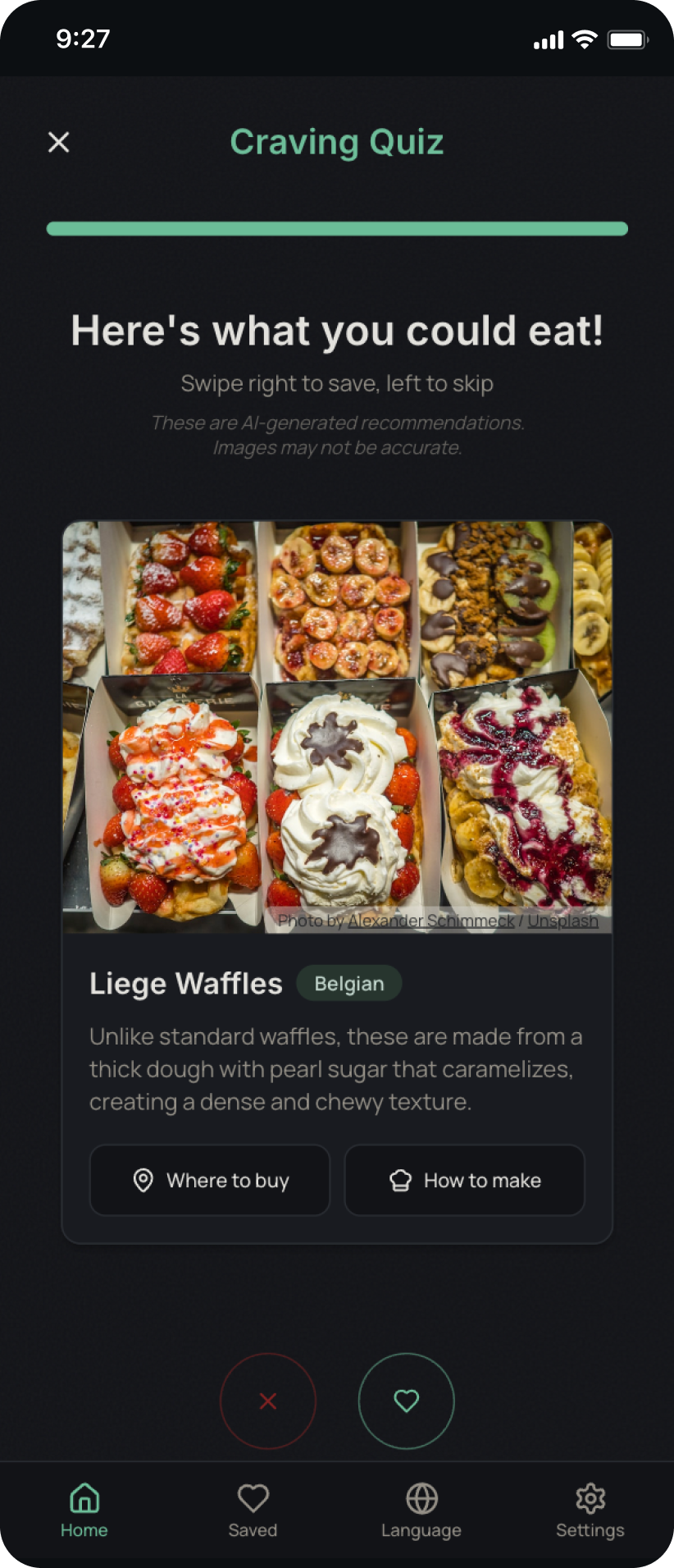 What Can I Eat? — Food Recommendations gallery image