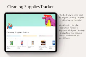 Cleaning Supplies Tracker gallery image
