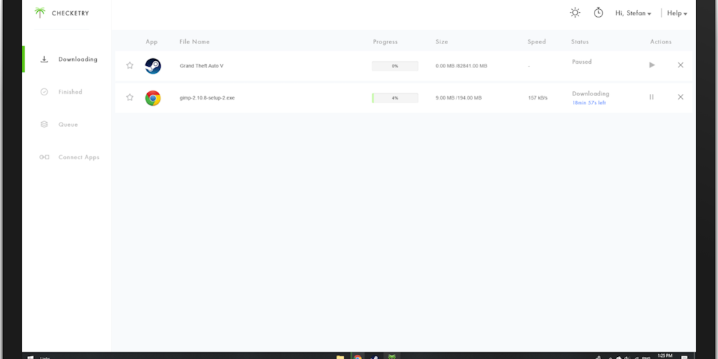 Checketry: The download manager that lets you track your downloads ...
