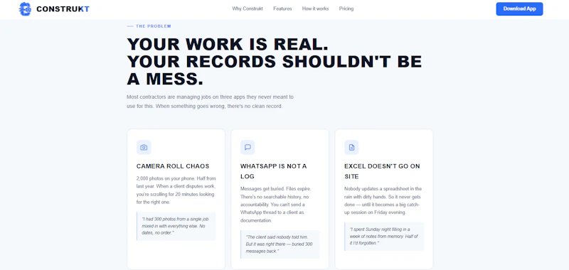 ConstruktApp screenshot 2