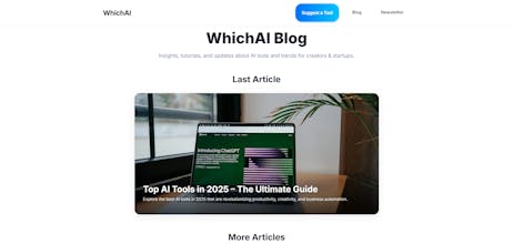 Which AI Tool ? gallery image
