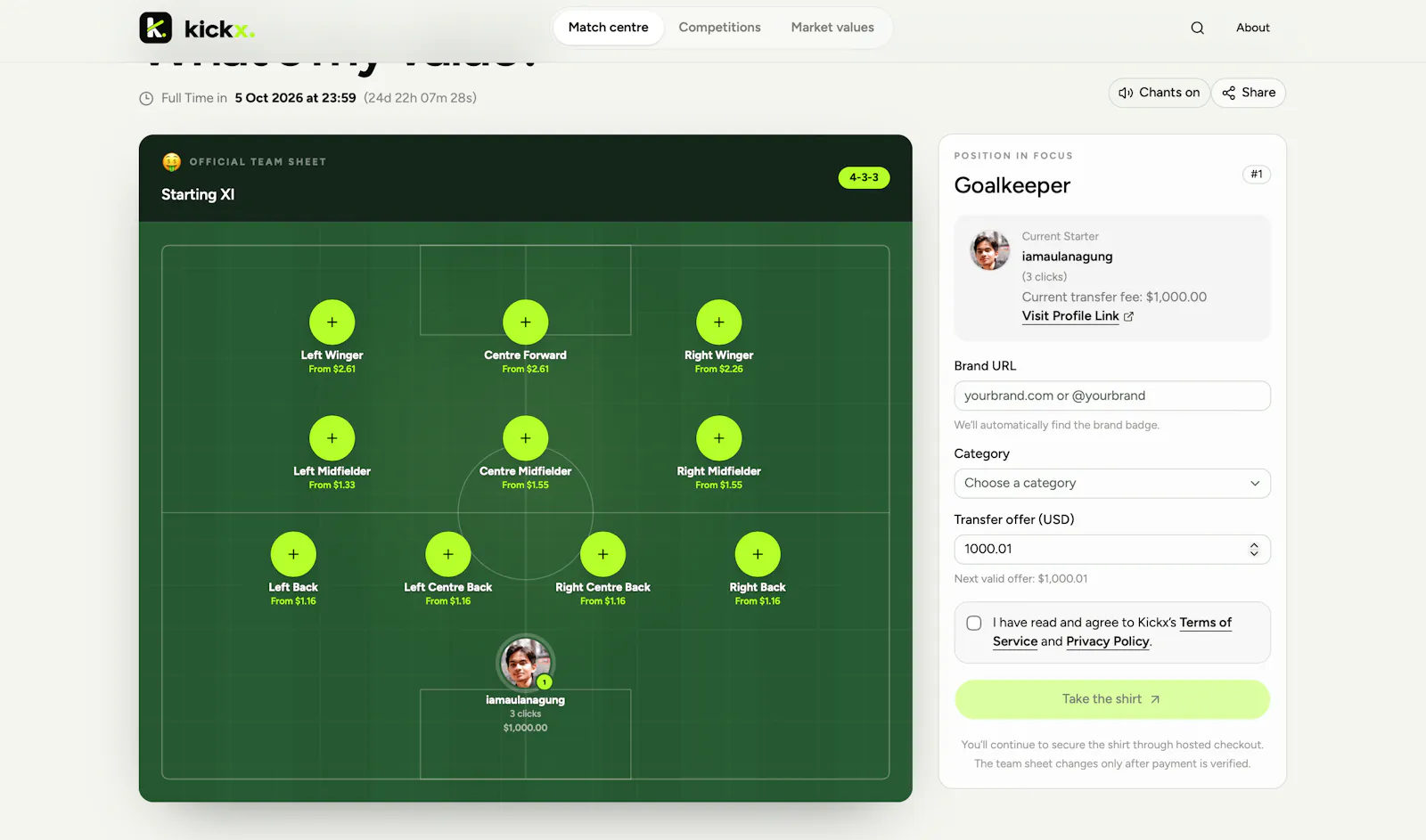 Kickx screenshot 2