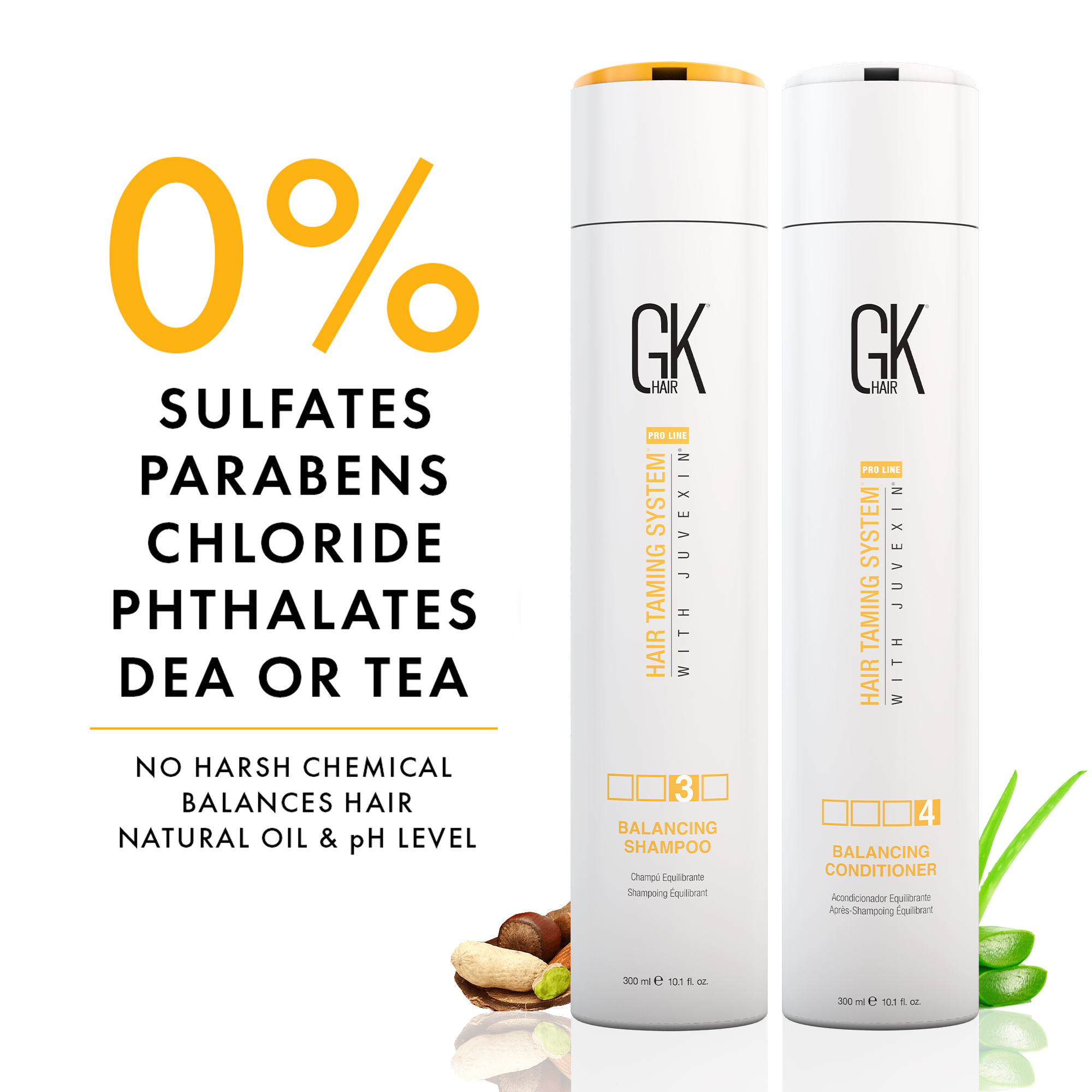Shampoo e condicionador de queratina media 1