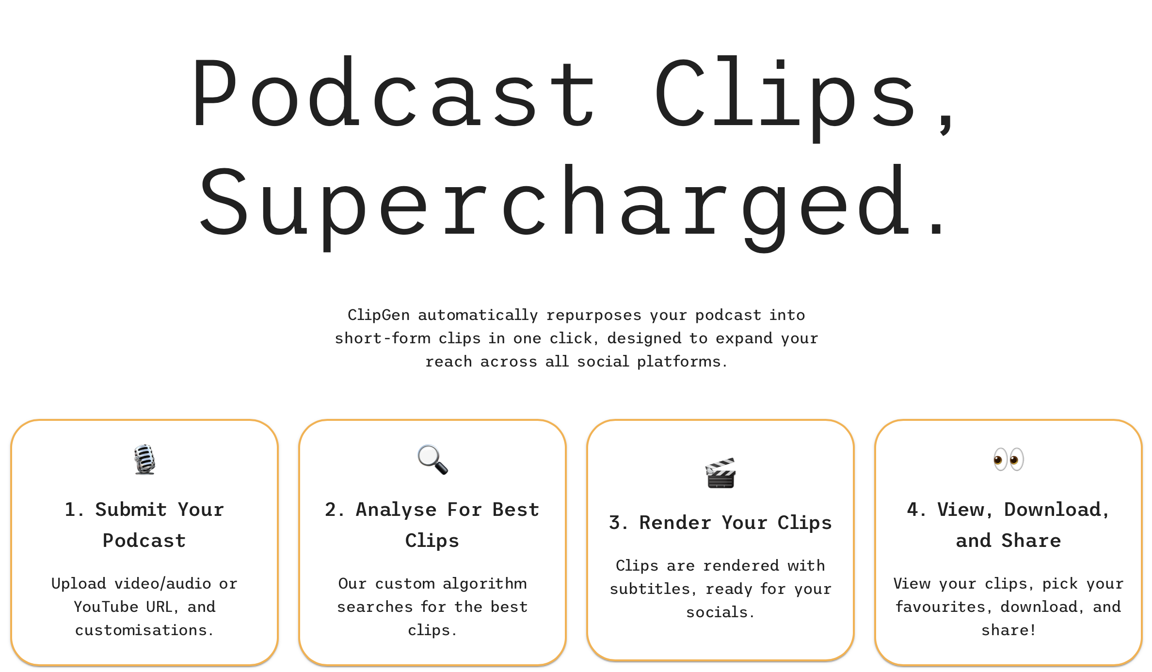 Clip - Podcasts in kurze Clips verwandeln Medien 2