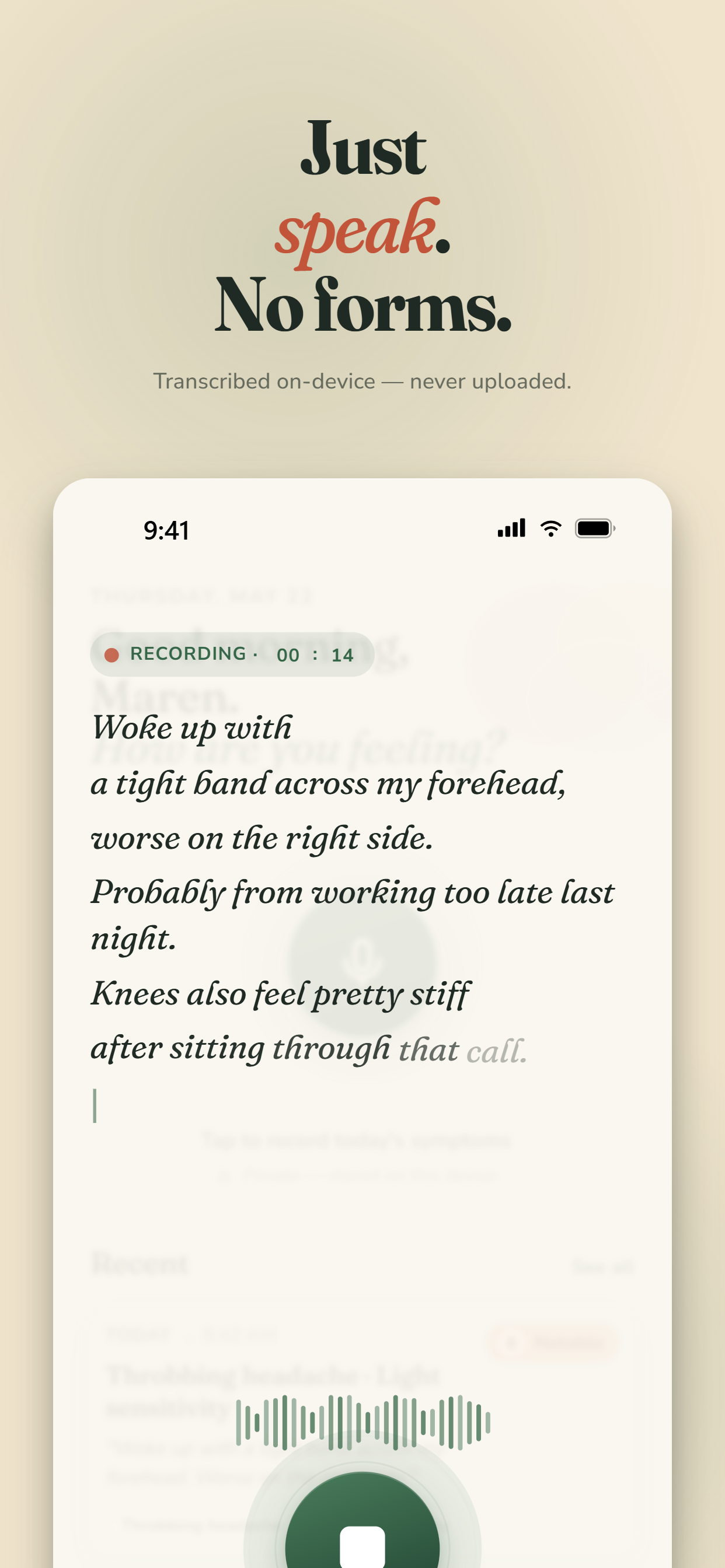 CareMind - AI Health Journal gallery image