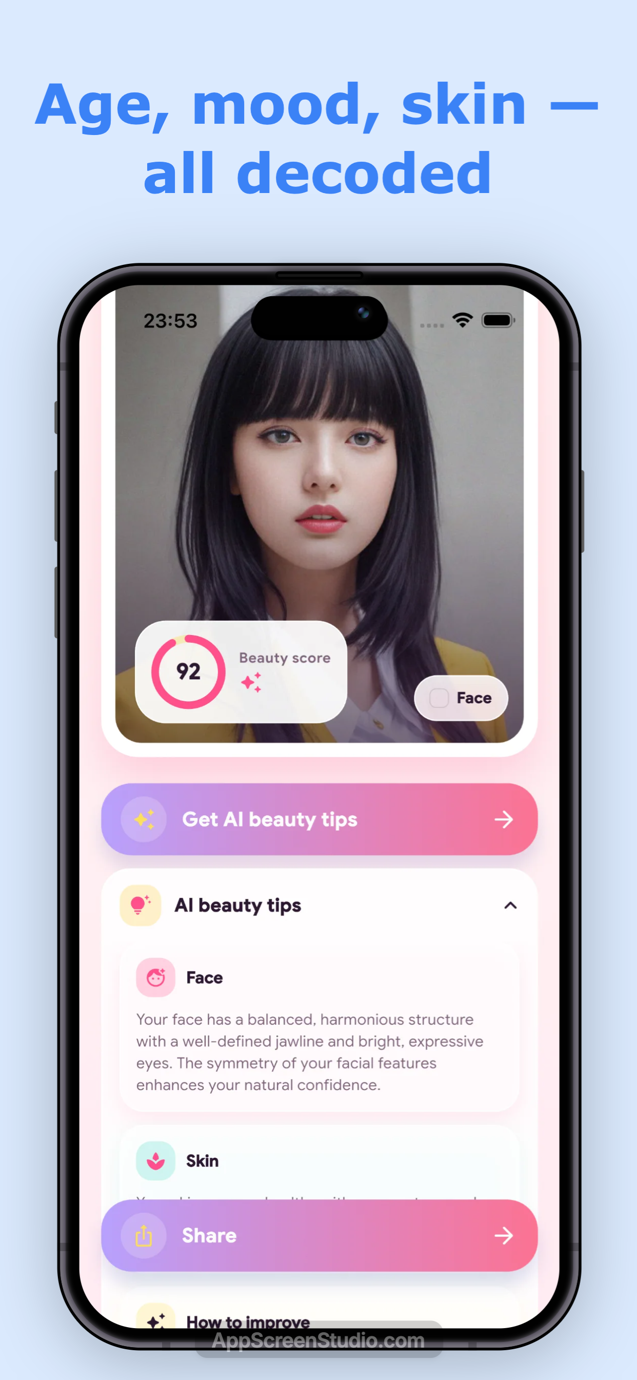 Beauty Score: AI Face Analyzer gallery image