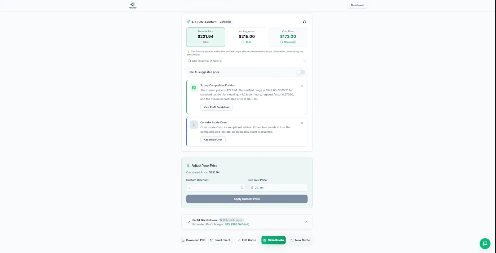 CleanQuote.ai screenshot 10