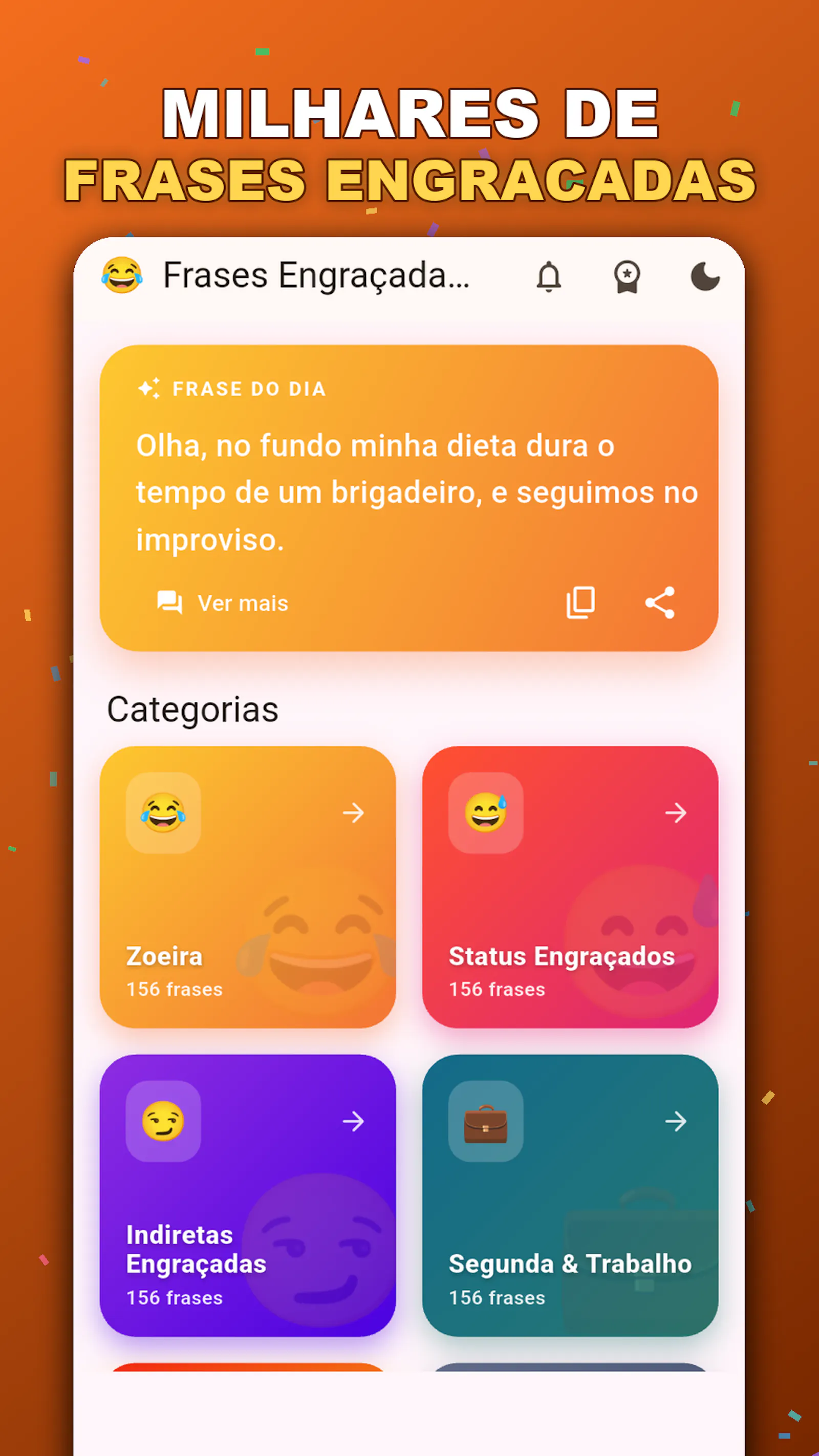 Frases para Status do WhatsApp - 10 Apps screenshot 9