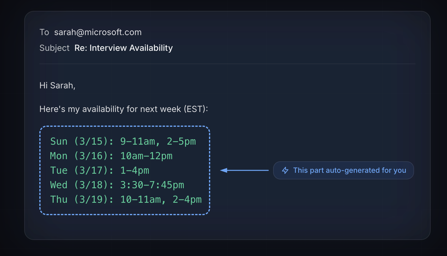 ShareAvailability.com - Screenshot 3 showing product features and functionality