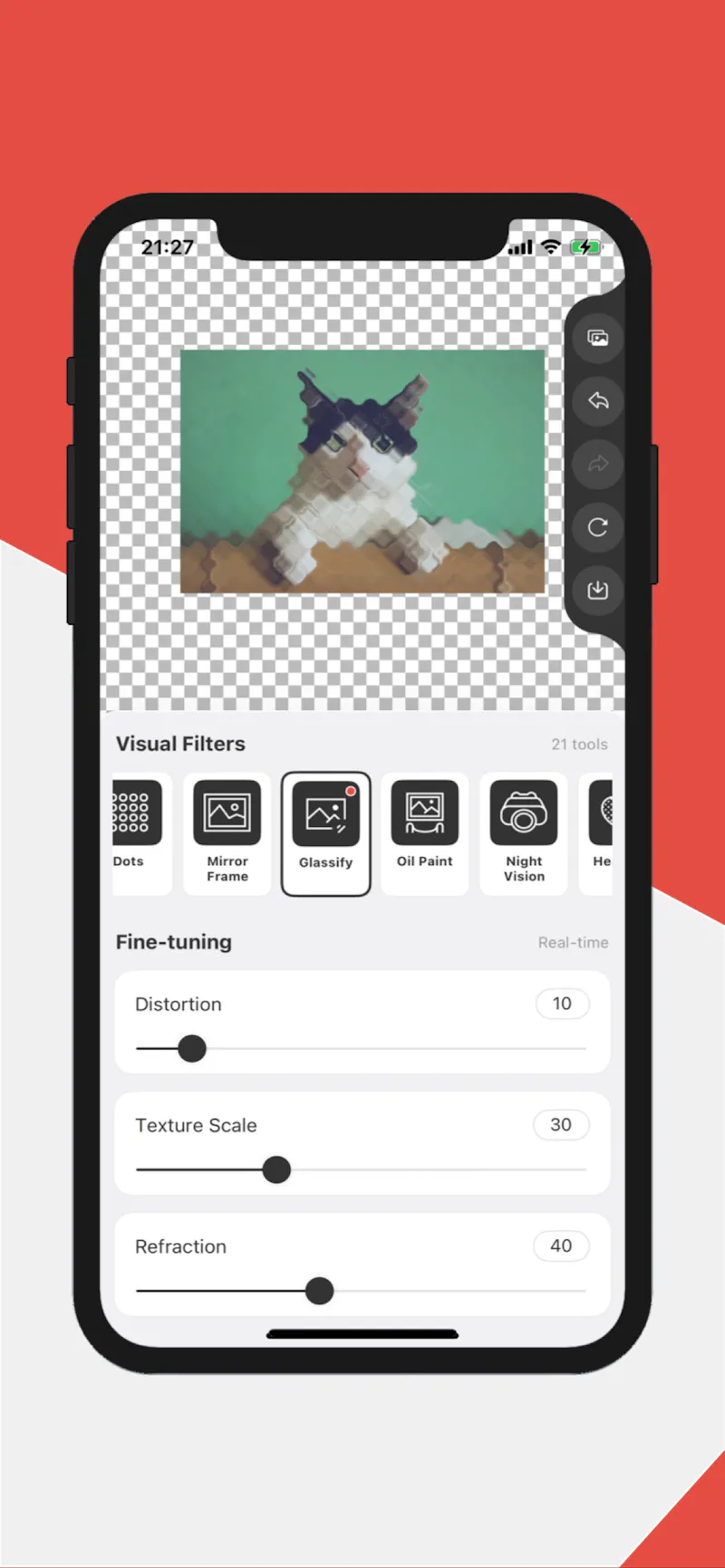 Zero Pixel: Photo Art Studio for iPhone screenshot 4