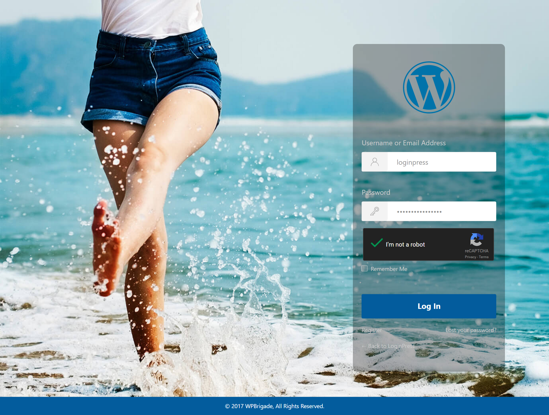 LoginPress gallery image