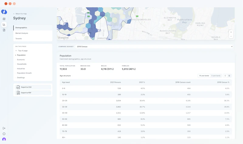 SiteGaps screenshot 2