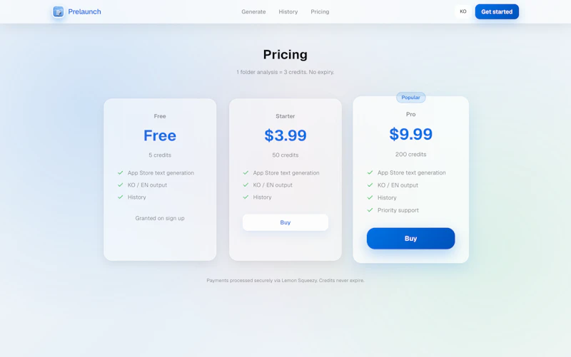 Prelaunch  screenshot 5