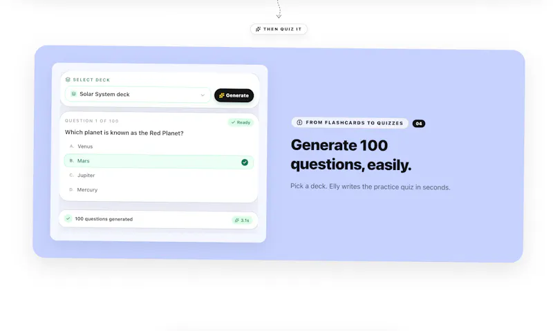 Elly - The simplest way to study screenshot 4