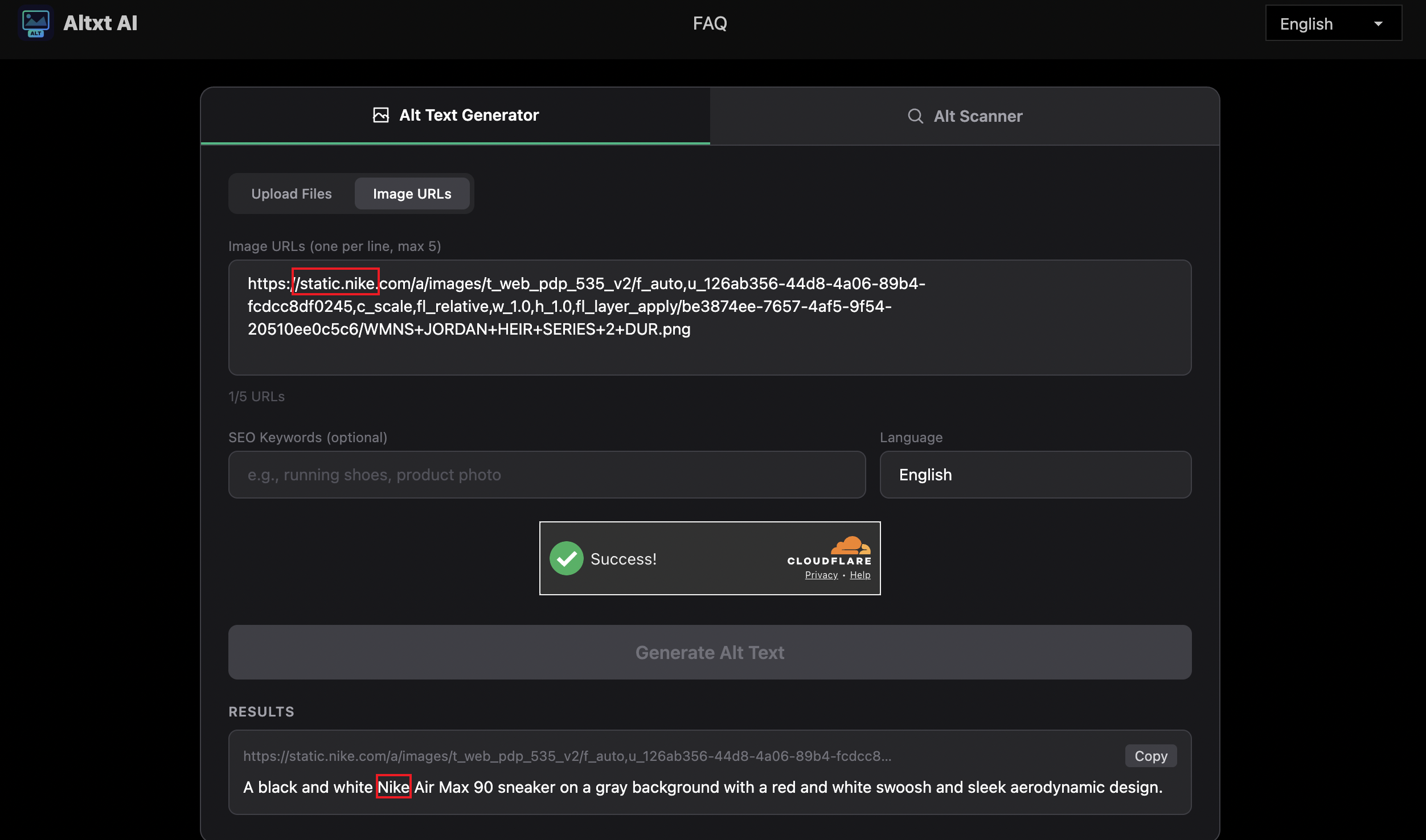 Altxt AI - Screenshot 2 showing product features and functionality