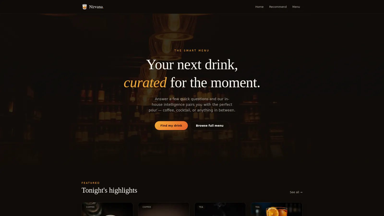 MatchMyDrink screenshot 1
