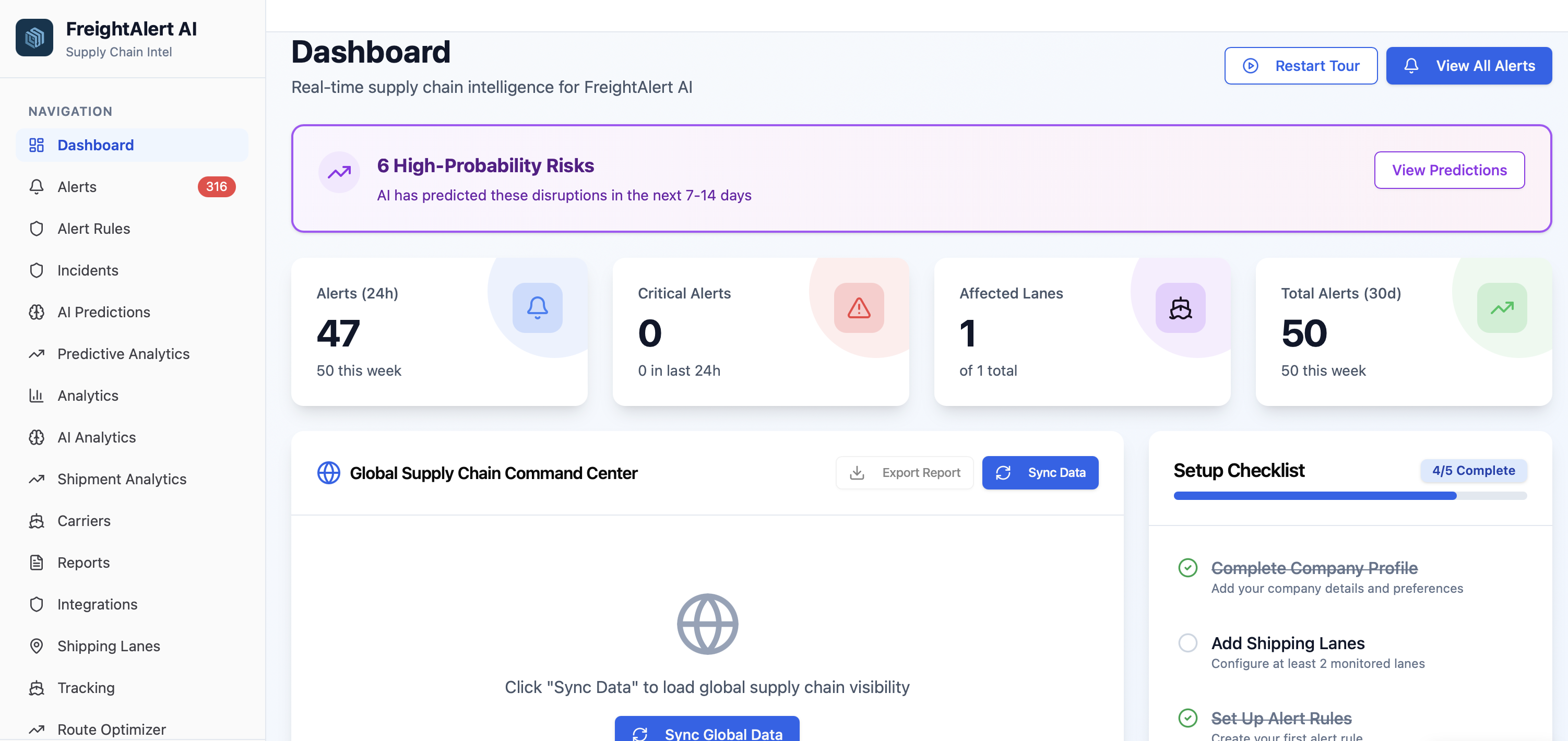 FreightAlert AI gallery image