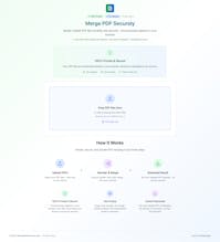Merge PDF Securely gallery image