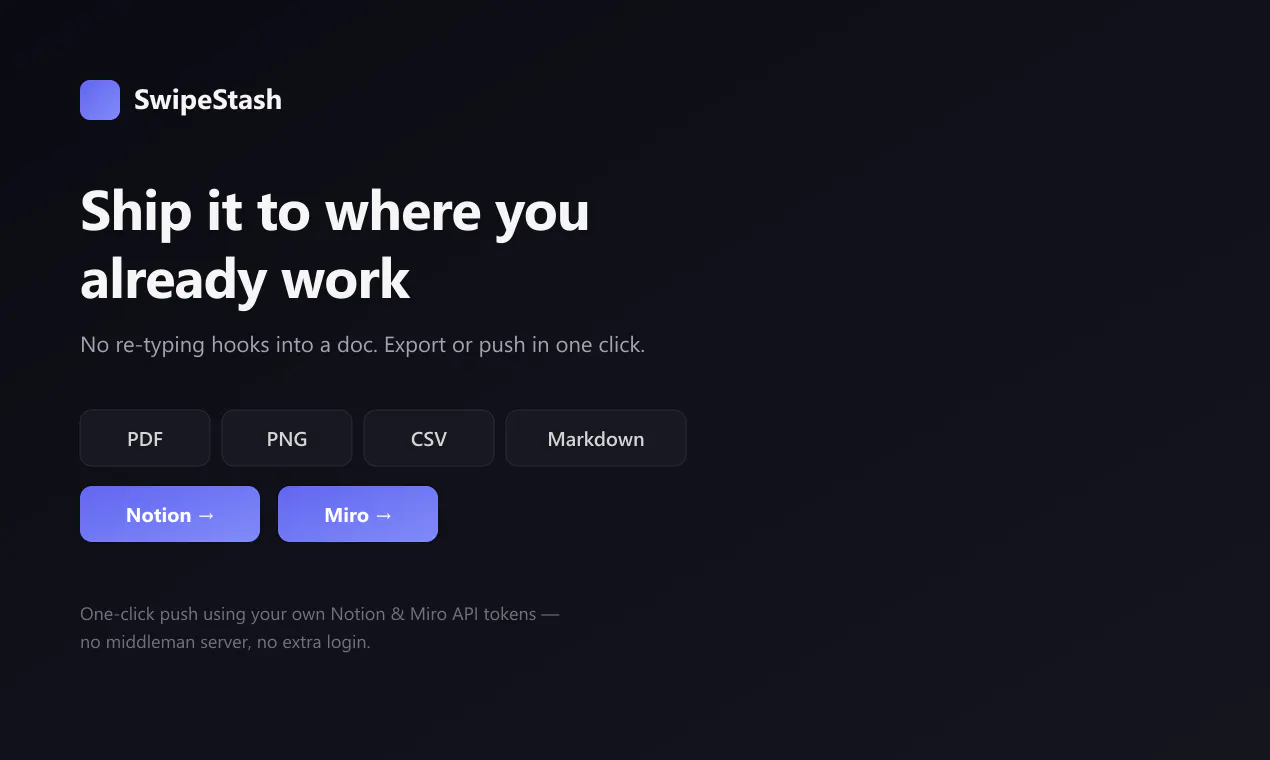 SwipeStash — Ad Swipe File gallery image