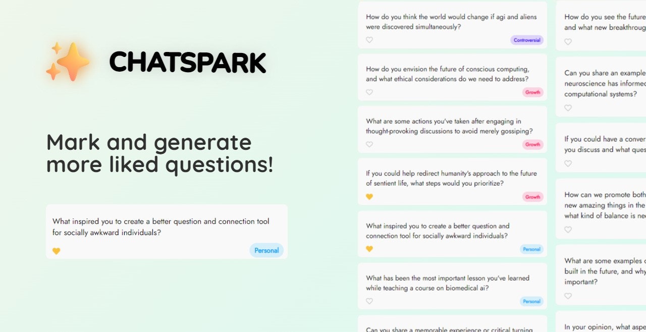 Chatspark - Spark conversation with anyone using AI + Twitter media 2