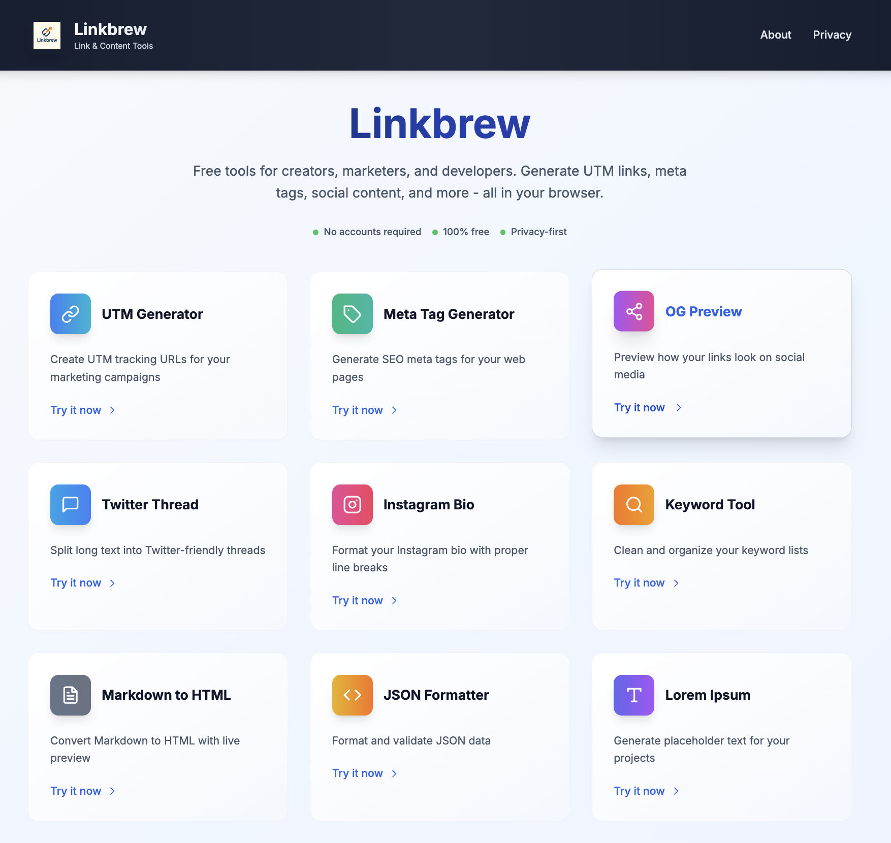 Media LinkBrew - Tăng cường theo dõi chiến dịch của bạn với các liên kết UTM sạch 1
