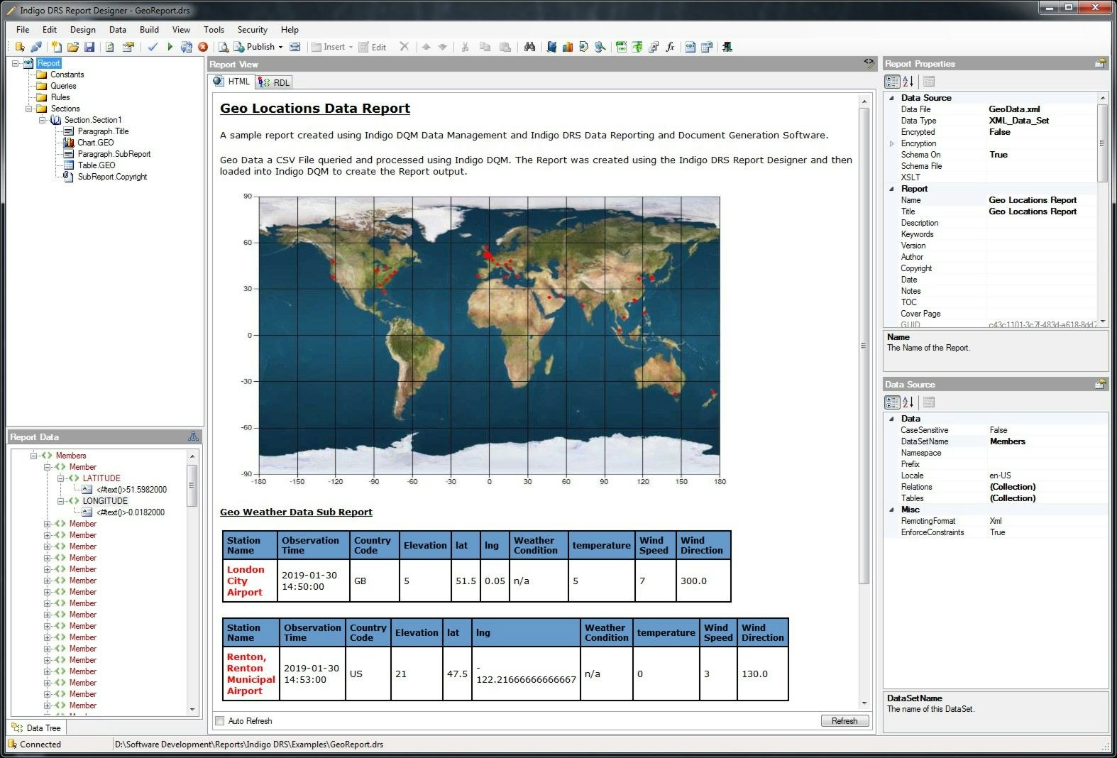 Indigo DRS Data Reporting System gallery image