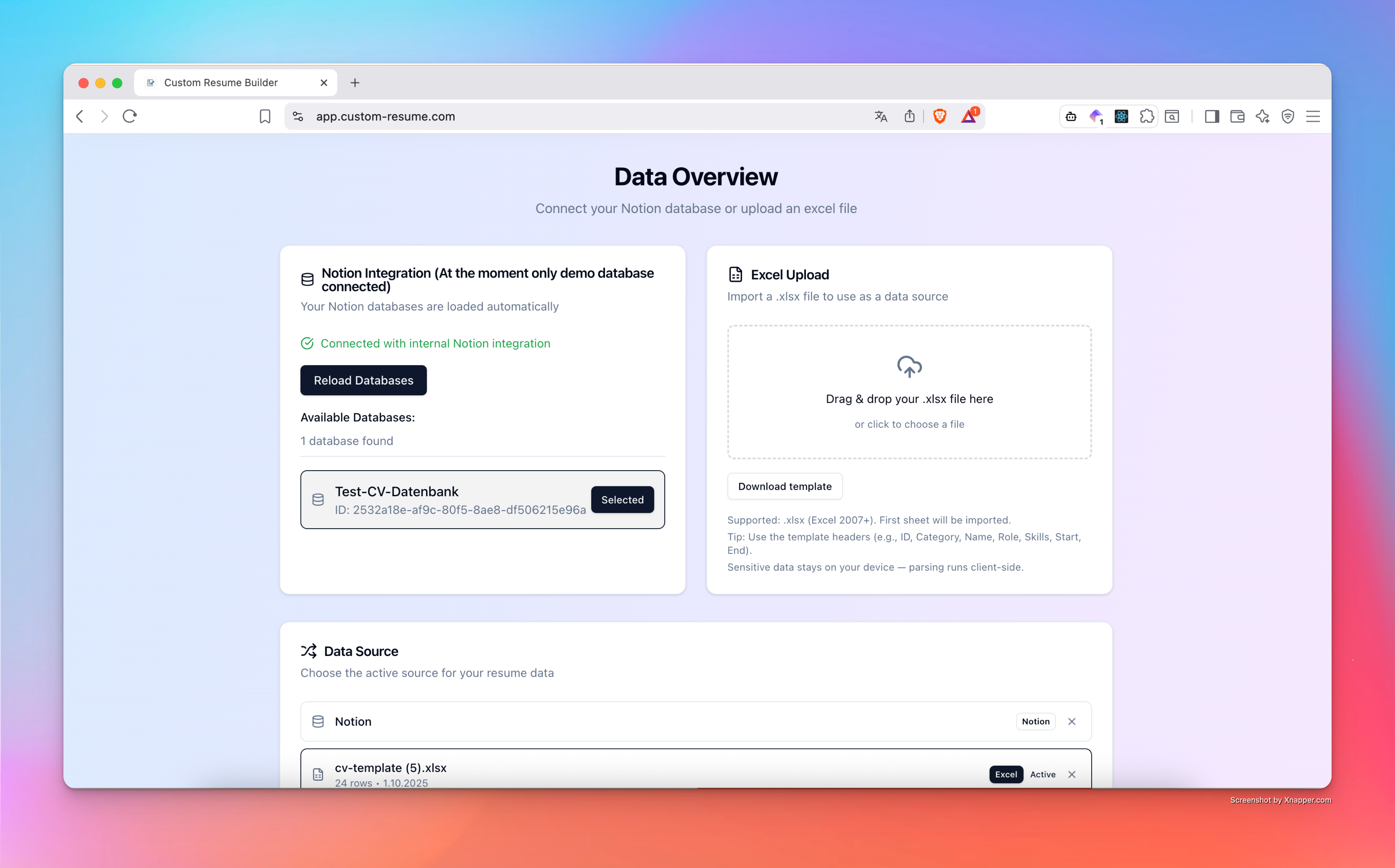 Custom Resume Builder gallery image