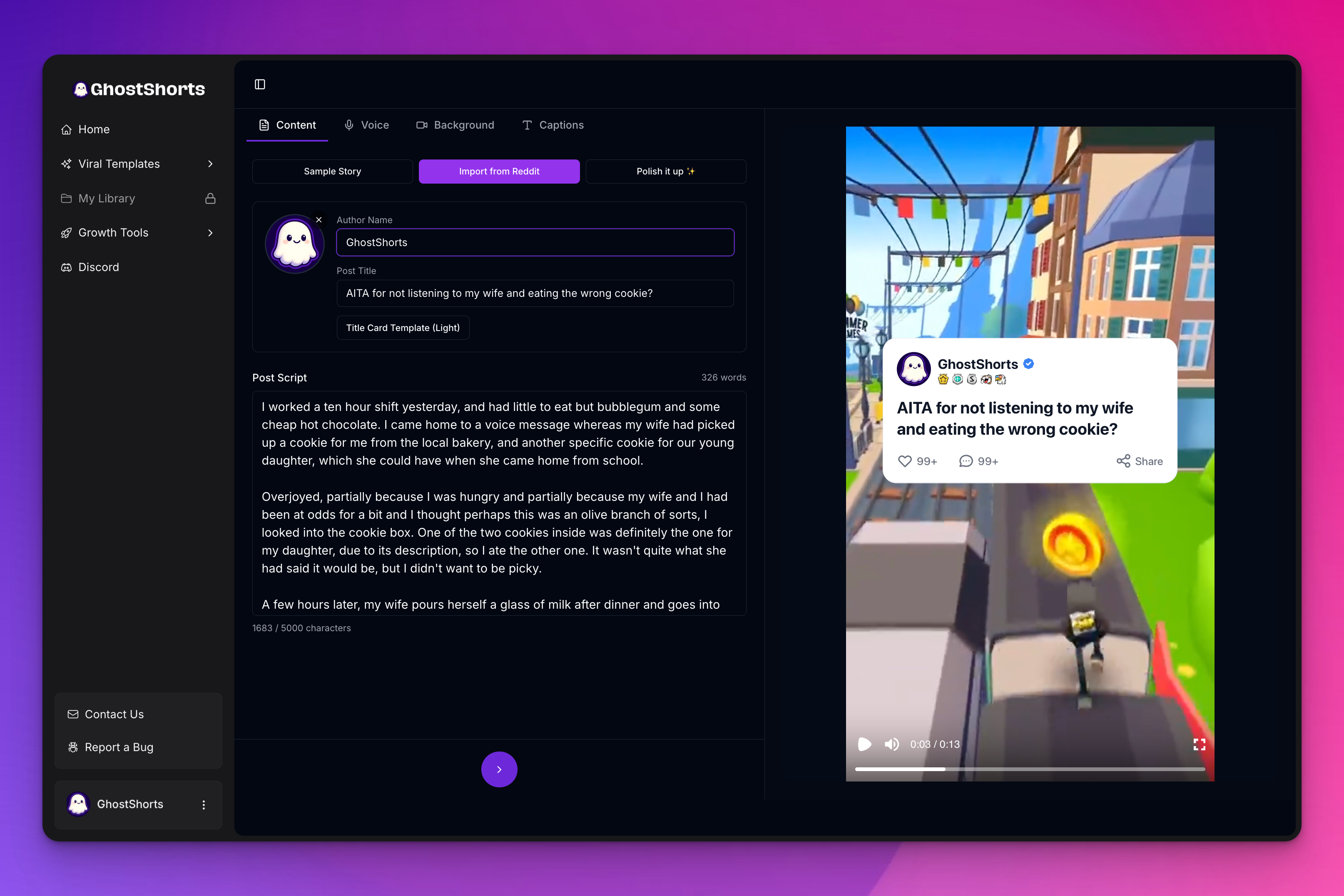 GhostShorts gallery image