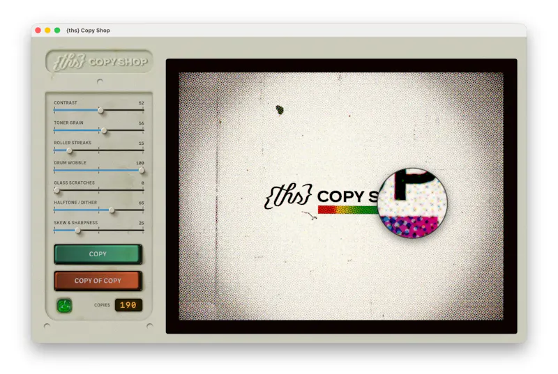 {ths} Copy Shop screenshot 2