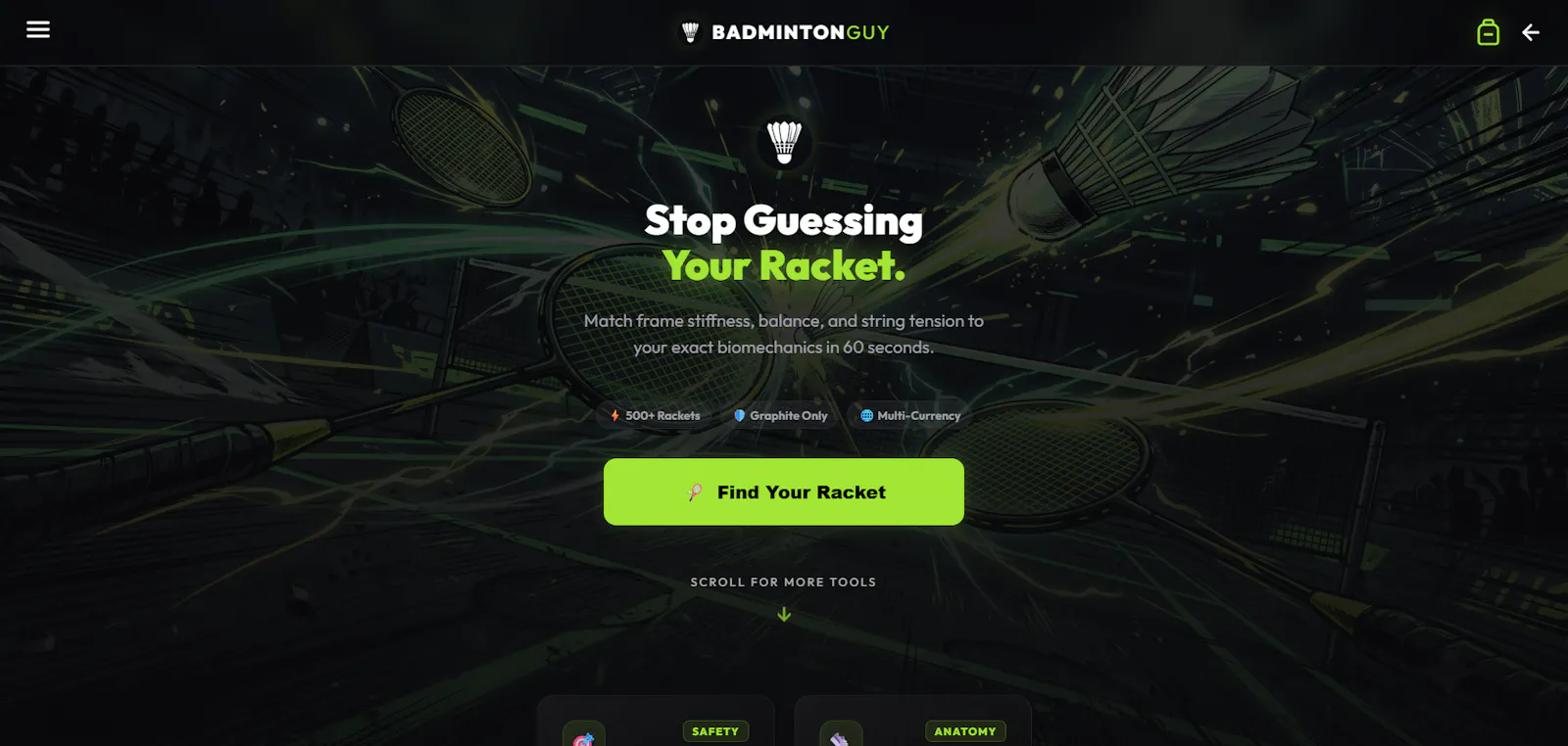 Badminton Guy screenshot 1