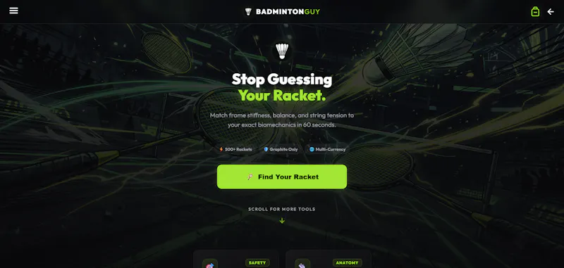Badminton Guy screenshot 1