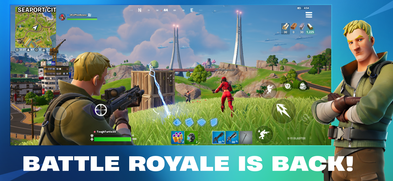 Media Fortnite untuk iOS - Main 1000-an Kepulauan Buatan Pencipta Percuma dengan rakan anda 2