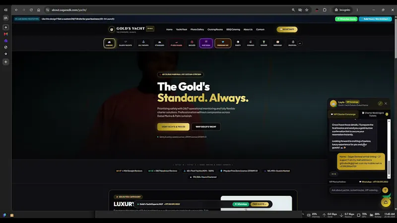 Sagar Beniwal | 3D & AI Concierge screenshot 1 (video preview)