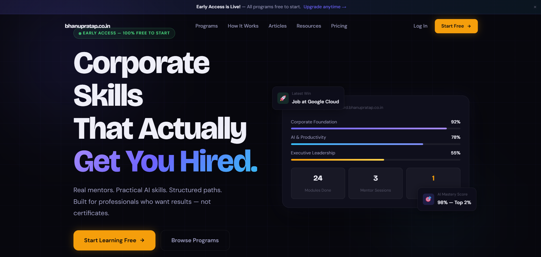 bhanupratap.co.in - Main product screenshot demonstrating key features and user interface