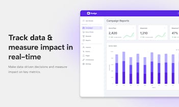 Survey illustration showing Nudge&rsquo;s insightful data collection feature