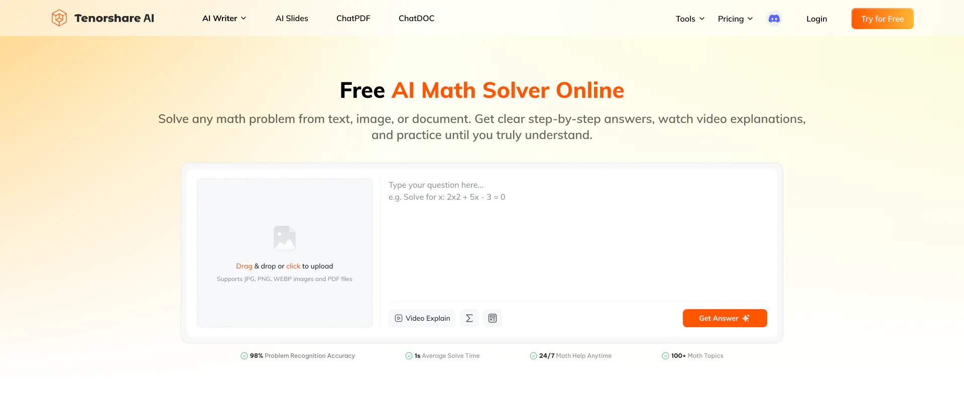 Tenorshare AI Math gallery image