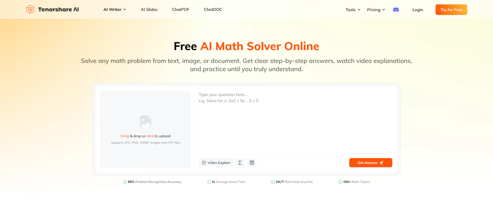 Tenorshare AI Math screenshot 2